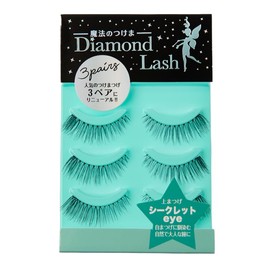 (3 Pairs) DiamondLash Little Wink Series; Secret Eye: For natural and adult eyes that are familiar with your eyelashes! *This product comes in a box of 3 pairs