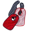 Wellyou Curling Bibs Pack of 3 Nickel-Free Poppers 100% Cotton