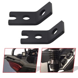 Chelhead 2 PACK Backup Reverse Led Whip or Light Pod Mount Bracket or Flag Pole Mount Brackets for Polaris RZR XP 1000 Turbo 900