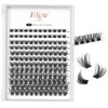 Lash Clusters DIY Eyelash Extensions 144 Pcs Cluster Eyelash Extensions