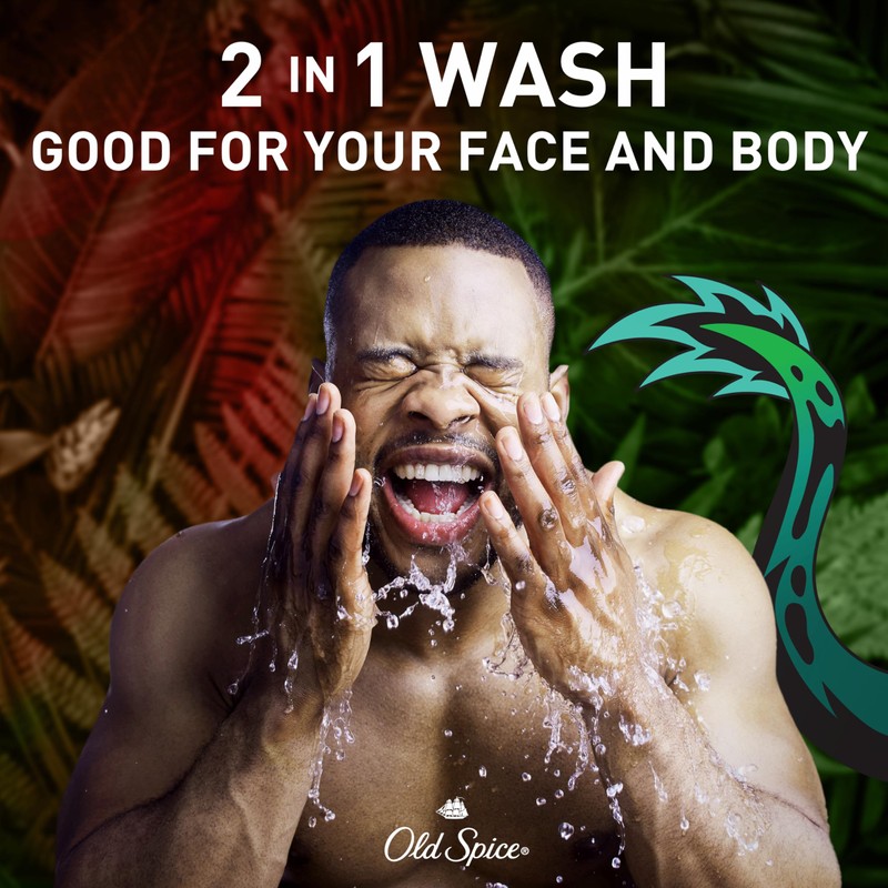 Old Spice Cleansing Body Wash for Men, 3X Defense, 24/7