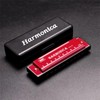 10 Holes Harmonica, 1 Count Alloy C Key Harmonica, Musical