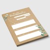 CreativeRobin Wedding game and guest book cards for 50 guests