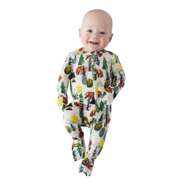 Posh Peanut Convertible Baby Sleepers - Boys Footless Baby Pajamas
