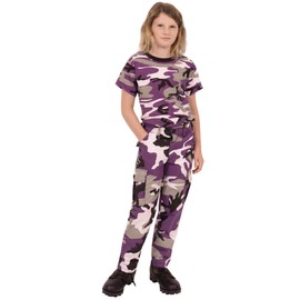 Rothco Kids BDU Pants, Ultra Violet Camo, L
