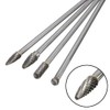Wolfride 4pcs Long Shank Tungsten Carbide Burr Set 6mm Shank