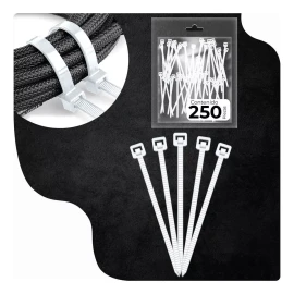 Slim Company Cinchos Plásticos 18 Lb 0.25 Cm X 20 Cm Paquete De 250 Pzas