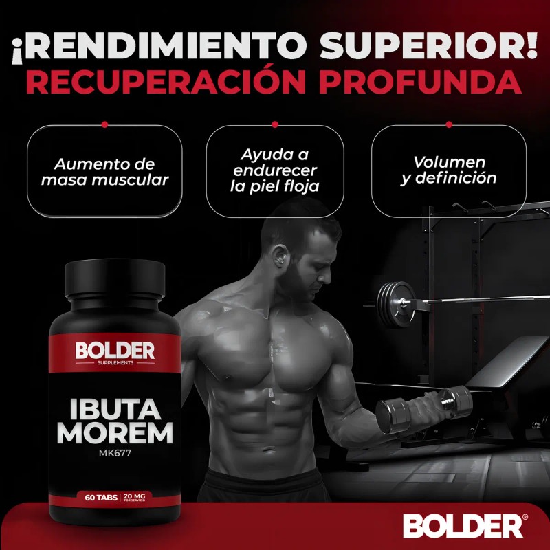 Ibutamorem Mk677 Definición Masa Tabs Serv 20mg Bolder Sabor