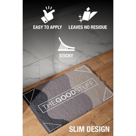 Four Rug Corner Grippers, Anti Slip Grips for Hardwood Floors, Laminate Flooring and Carpet - Hold Down Rugs and Runners to Protect Yourself and Family