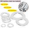 Ctyjia 20 PCS Stainless Steel Washers, M4 Wave Spring Washer,