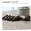WOONEKY Portable Wooden Comb Scalp Massager Hairdressing Tool for Massager