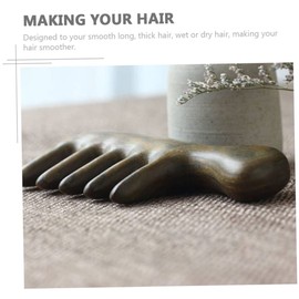 WOONEKY Portable Wooden Comb Scalp Massager Hairdressing Tool for Massager Scalp