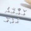 LOLIAS 24Pcs Cartilage Earrings for Women Men 20G Surgical Steel
