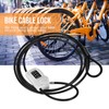 GIYO Anti theft 4-Digit Password Zinc Alloy Lock Steel Cable