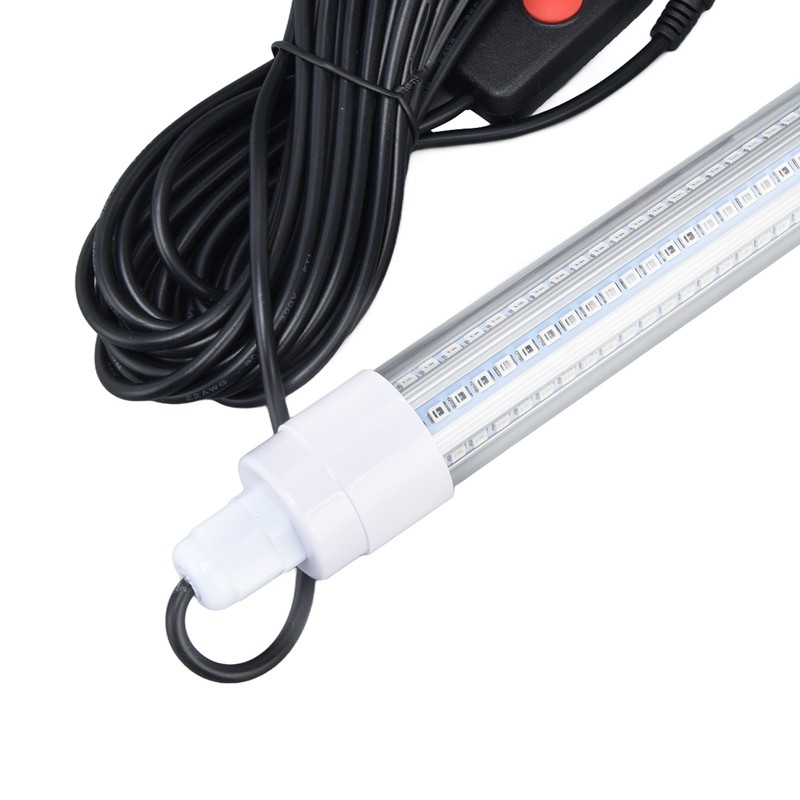 Submersible Fishing Light 16W AC12‑36V 1300lm LED Night Fishing Lure