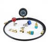 Lichamp R1234yf Refrigerant Recharge Kit, AC R134a 1234yf Gauge Set