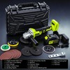 Cordless Angle Grinder, 4-1/2 Inch 3-Speed Brushless Power Grinder with