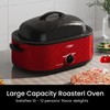 22-Quart Electric Roaster Oven with Removable Pan and Self-Basting Lid,