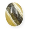 Gemstone Zebra Calcite Carved Palm Stone/Pocket Palm Stone/Reiki Healing &