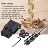 39Pcs Pocket Hole Jig 15 Degree Woodworking Guide Oblique Drill