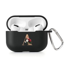 AKABEILA Case for AirPods Pro 2019 Soft TPU Protective Case Shockproof AirPods Pro 1st Generation 2019 Case with Pattern Carabiner Stylish Protective Case