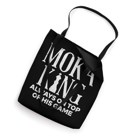 Moka King Black History Pride African American Men Gift Tote Bag
