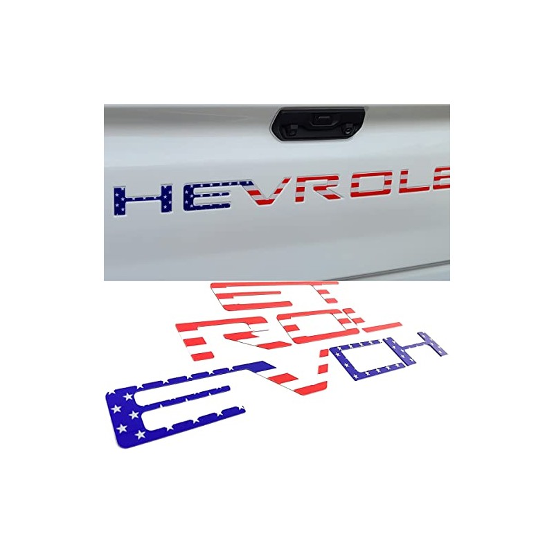Auto safety Tailgate Insert Letters Compatible with 2019 2020 2021