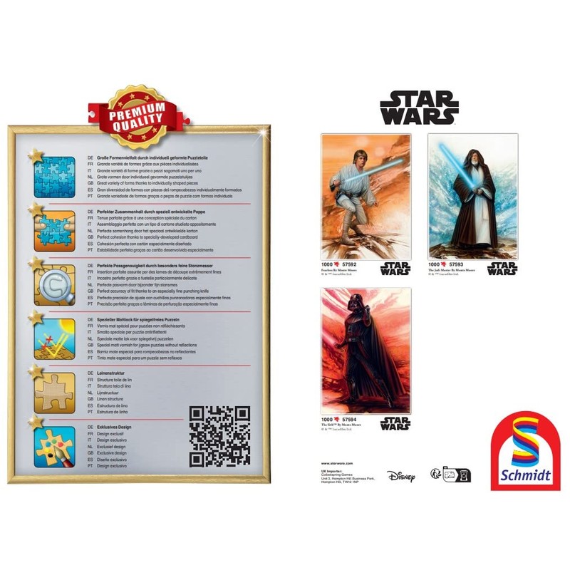 Schmidt Spiele 57594 Thomas Kinkade, Lucas Film, Monte Moore, The