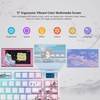 Womier 75% Wireless Mechanical Keyboard with Color Multimedia Screen Gaming