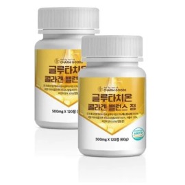 Charm goods [Charm Goods] Charm Goods Glutathione Collagen Balance Tablets 120 tablets/bottle 1+1 Total 2 240 tablets Family Health School Gift 999 / [Charm Goods] Charm Goods 글루타치온 콜라겐 밸런스 정 120정 /병 1+1 총2개 240정 가족건강 학교 선물 999