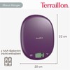 TERRAILLON Electronic Kitchen Scales - Tare Liquid Conversion, Integrated Handle,