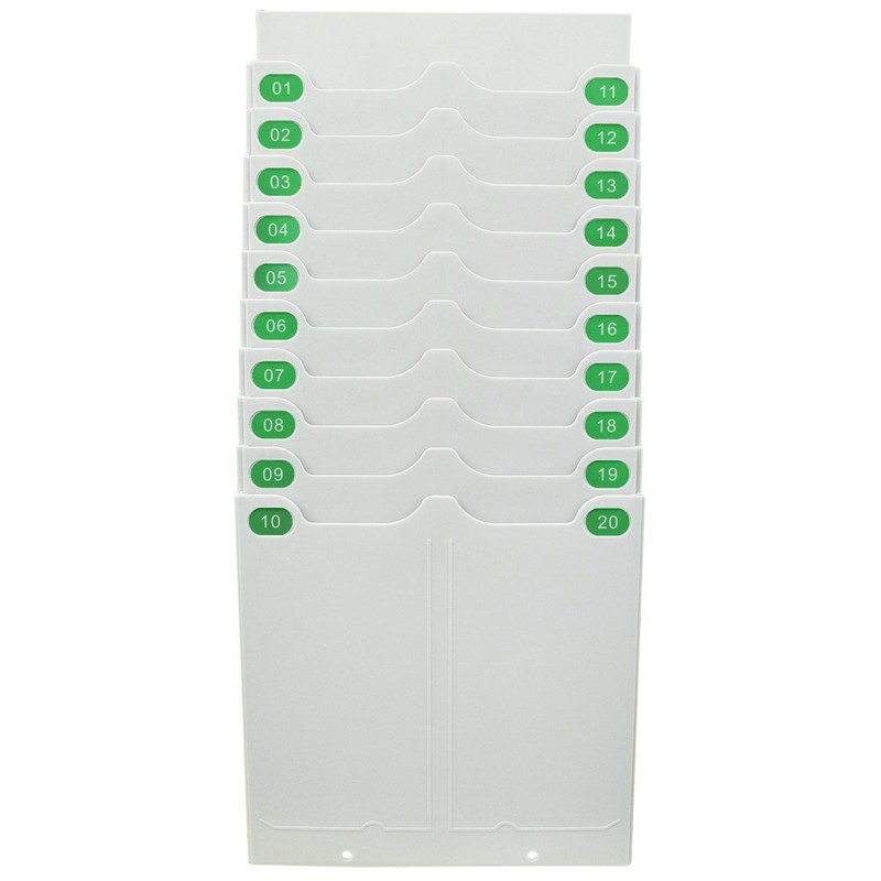 Office MCR-20 Net Time Card Rack, 20 Cards