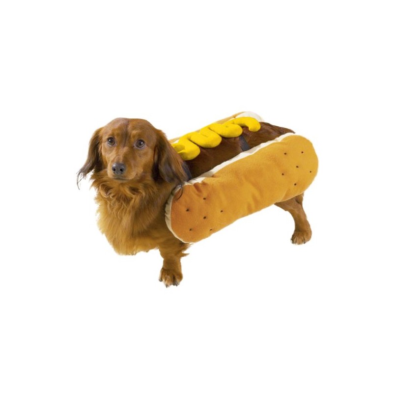 Halloween Costume Large Dog Hotdog With Mustard