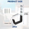keyxer Pack of 2 Heavy Duty Wall Hooks, Heavy Duty