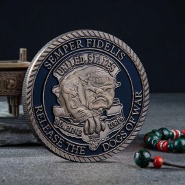 USMC MARINE CORPS Commemorative Challenge Coin Collectible