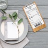 PATIKIL Check Presenters for Restaurants, 30Pcs Mini Clipboard Wood Check