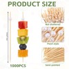 1000 Pcs Cocktail Picks Beads Fancy Toothpick for Appetizers 4.7