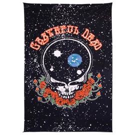 Sunshine Joy Grateful Dead Space Your Face Tapestry Tablecloth Beach Sheet Huge Wall Art (30x45 Inches)