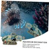 Mipcase Resin Simulation Submarine Aquarium Decor Unique Fish Tank Ornament