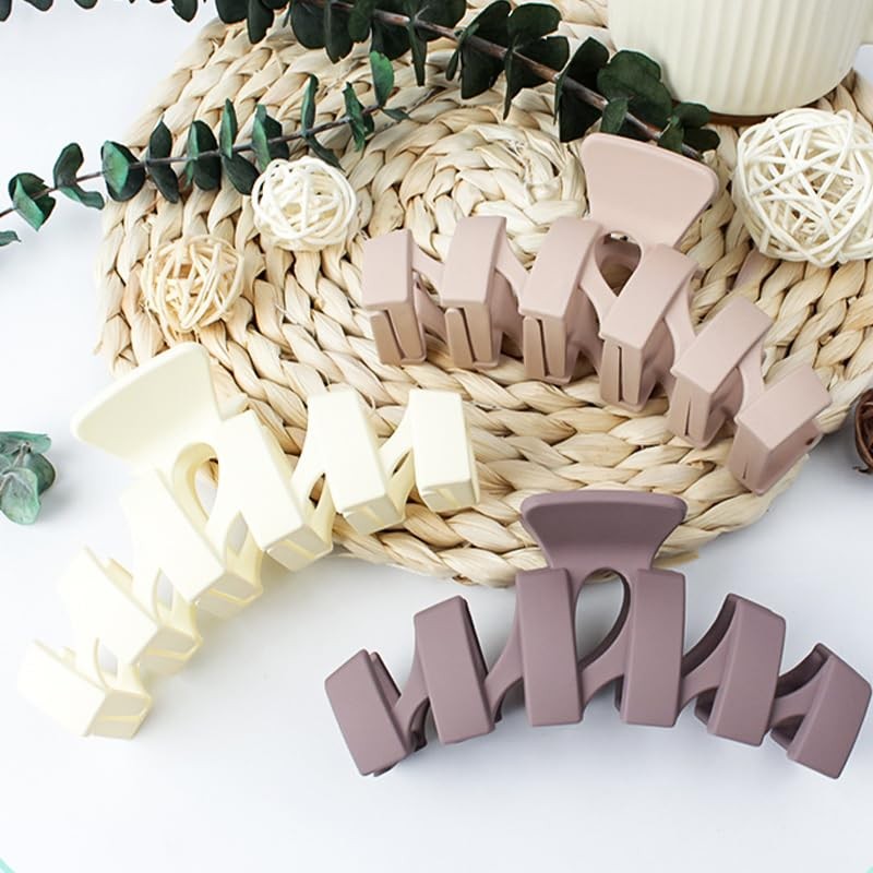 [ナカノヤ] NAKANOYA バンスクリップ 1個 プラスチック 樹脂 ヘアクロー バンス ジッケピン ヘアクリップ