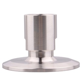 DERNORD 2'' Tri clamp Adapter to 1/2 inch FNPT Thread Ferrule Sanitary Pipe Fitting