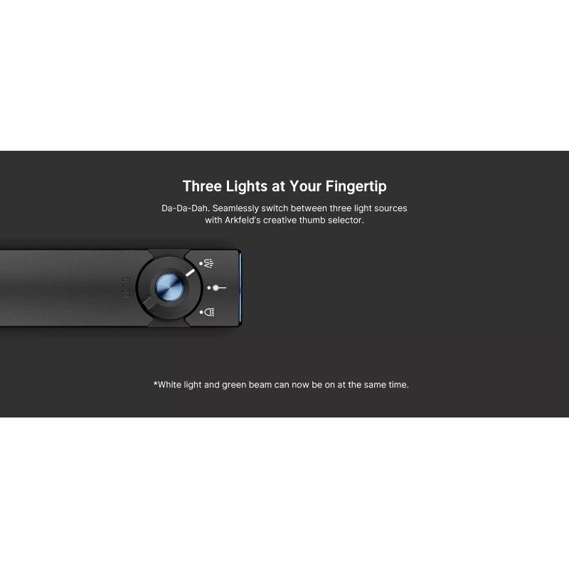 Olight Arkfeld Pro Dragon CW Flat EDC Flashlight (LED Light,