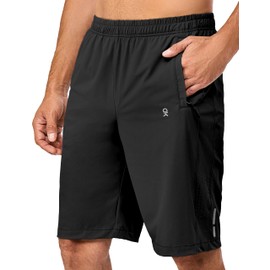 Little Donkey Andy Men's Stretch Hiking Shorts Quick Dry Lightweight Athletic Shorts for Running Hiking Black 3XL