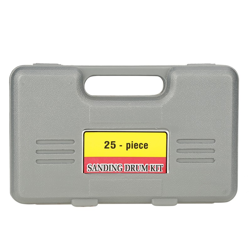 25pcs Spindle Sanding Drum Sander Tool Kit Set with Case