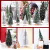 15pcs Mini Christmas Tree Snowy Small Christmas Tree Xmas Table