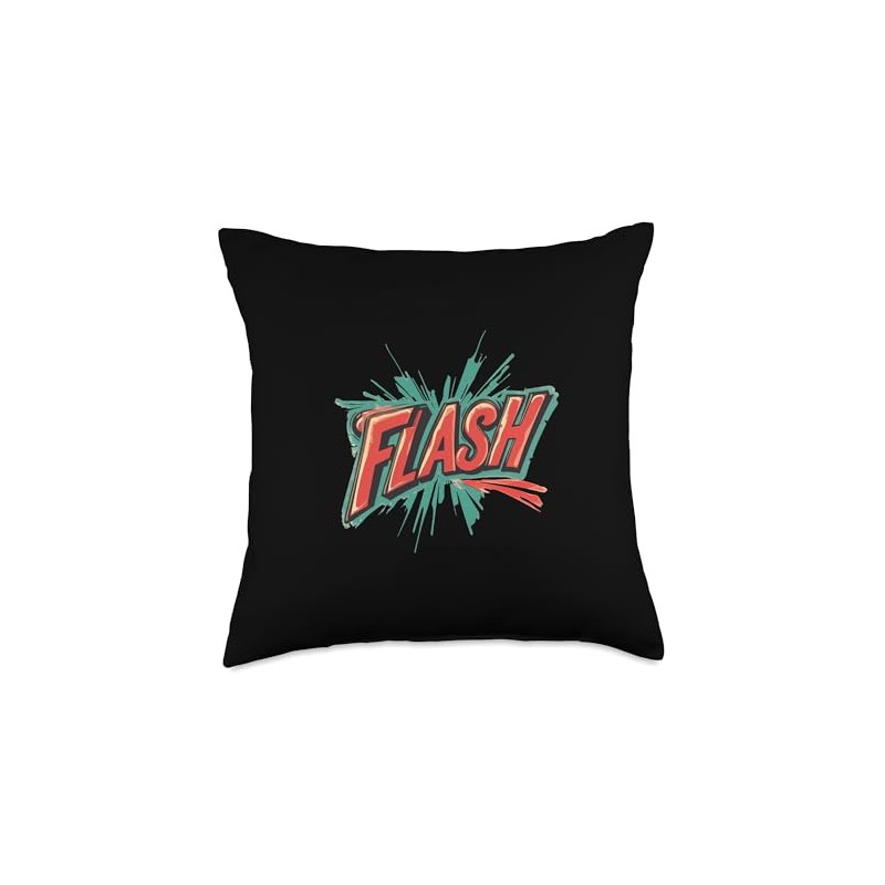 Brighten Your Day with this Flash Statement Look Throw Pillow