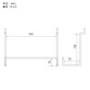 Perforated Board BOOK Stand [1 piece]