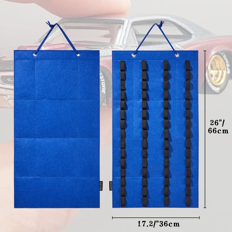 Hanging Storage Organizer for Hot Wheels, XICEN Storage Case Compatible