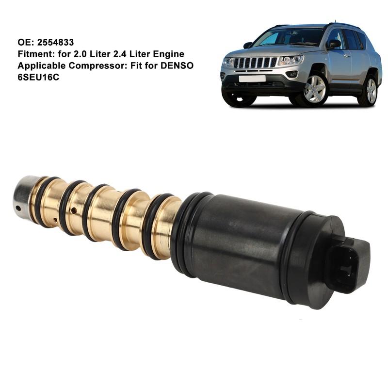 AC Compressor Control Solenoid Valve Accurate Control Improved Airflow 2554833