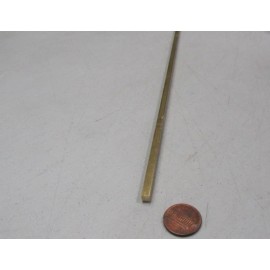 Basic 360 Brass Square Bar 3/16" Thick x 3/16" Wide x 72.0" Length